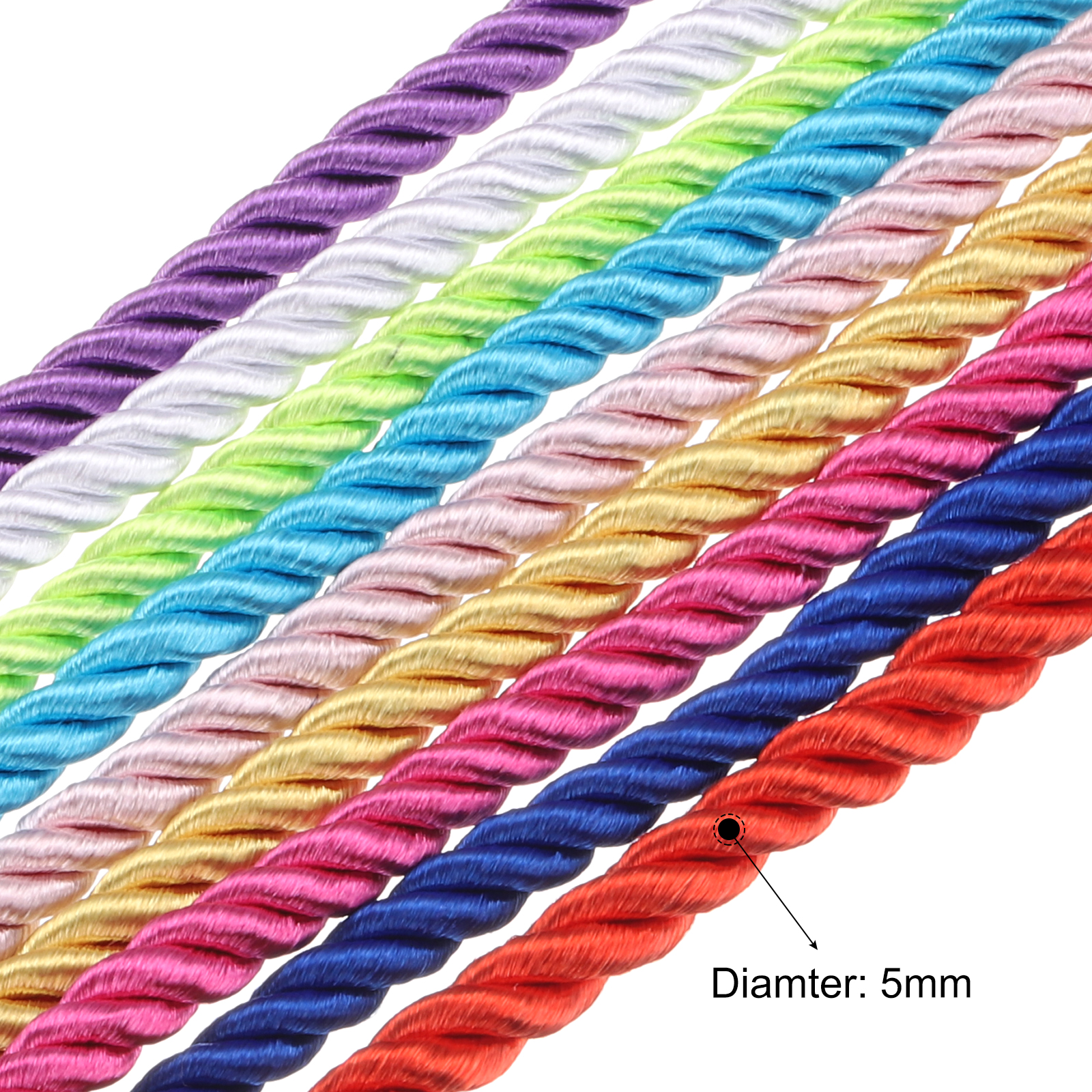 Cord Trim Twisted - Uxcell Twisted Cord Trim, 22 Yard