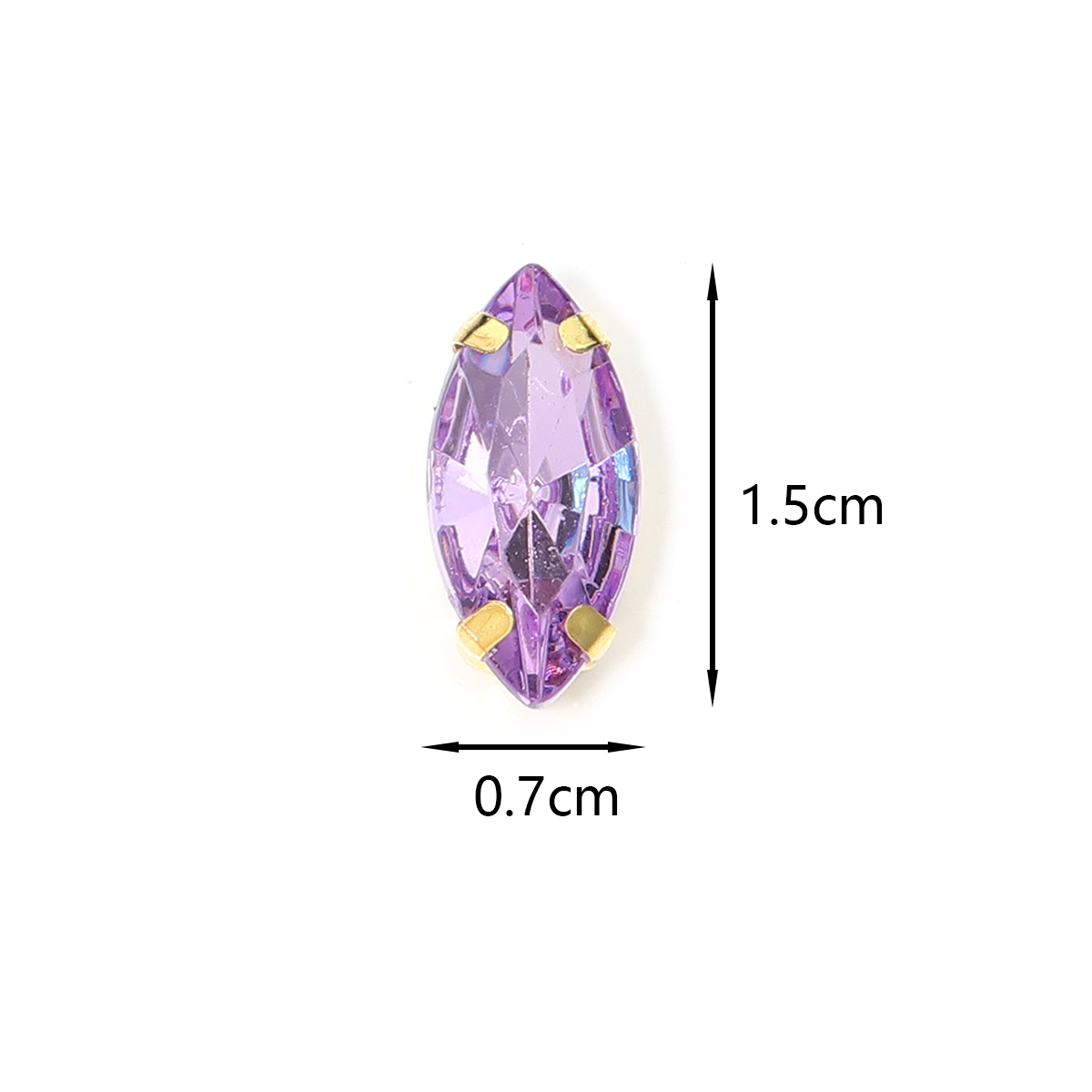 50pcs Horse Eye Shape Stainles – Sew On Rhinestone recenzja i cena