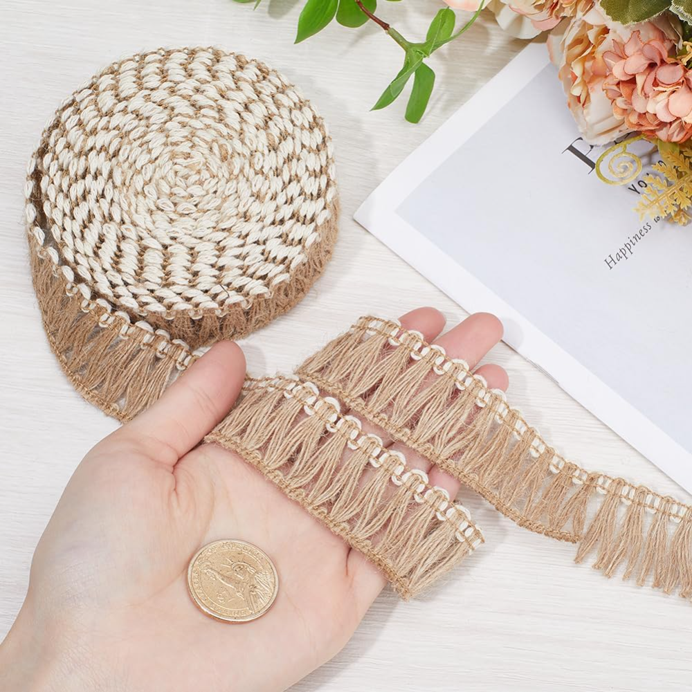 5 Meters Burlap Fringe Tassel  – Lace Ribbon Trim recenzja i cena