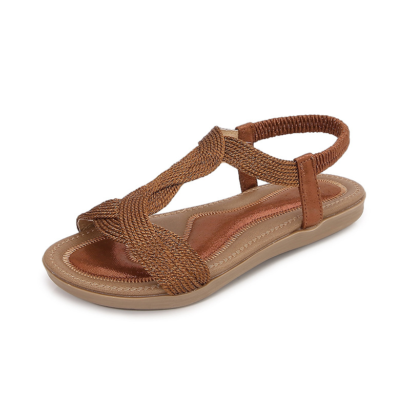 Ladies Summer Sandals Fashion  – Sew On Rhinestone recenzja i cena