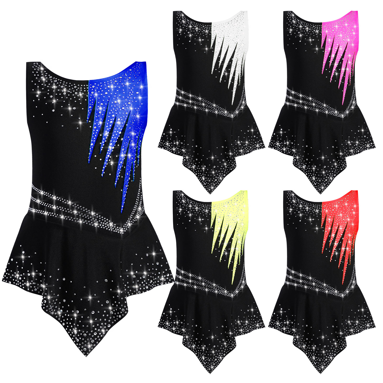 Girls Rhinestones Contrast Col – Rhinestone Banding Trim recenzja i cena