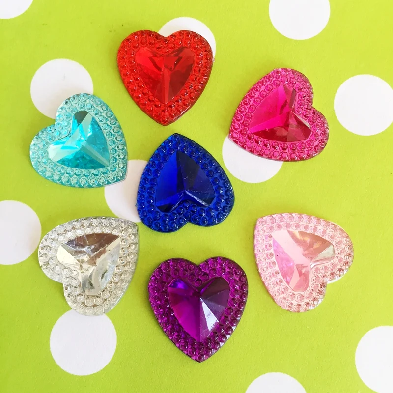 30pcs 20mm Acrylic Rhinestones – Embellishment Glue Craft recenzja i cena