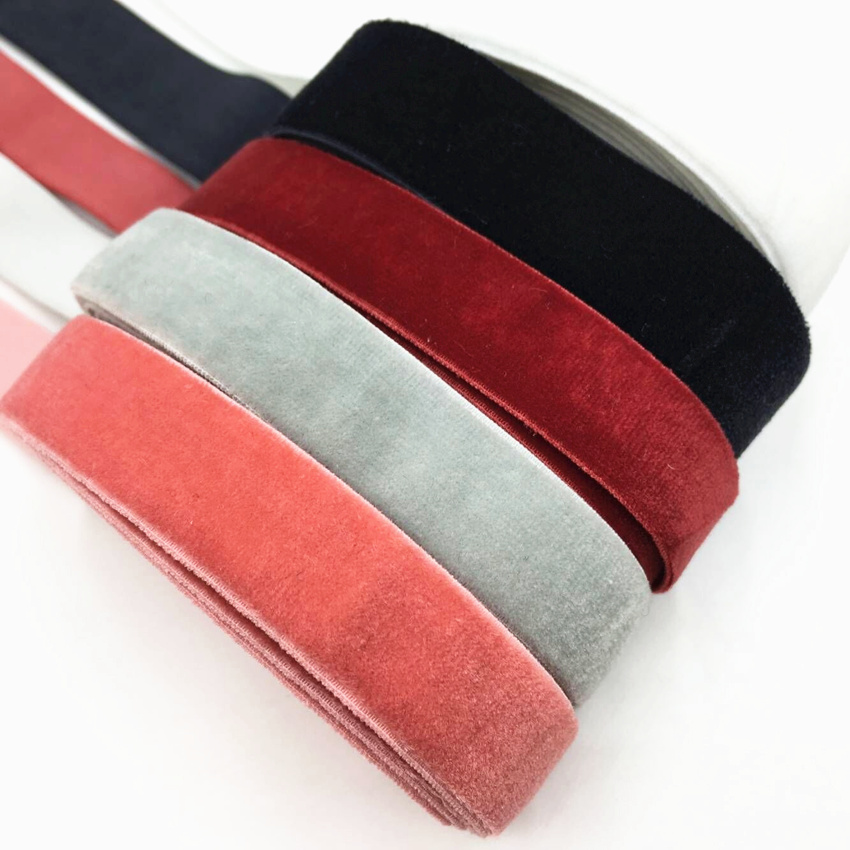15mm 5Yards Velvet Elastic Ban – Velvet Ribbon Roll recenzja i cena