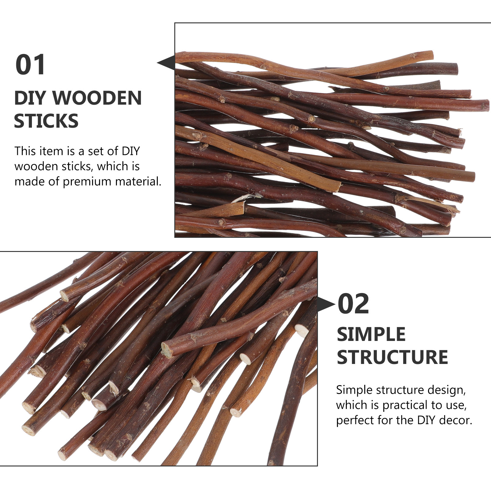 40Pcs Premium DIY Twig Decor N – Craft Embellishment recenzja i cena