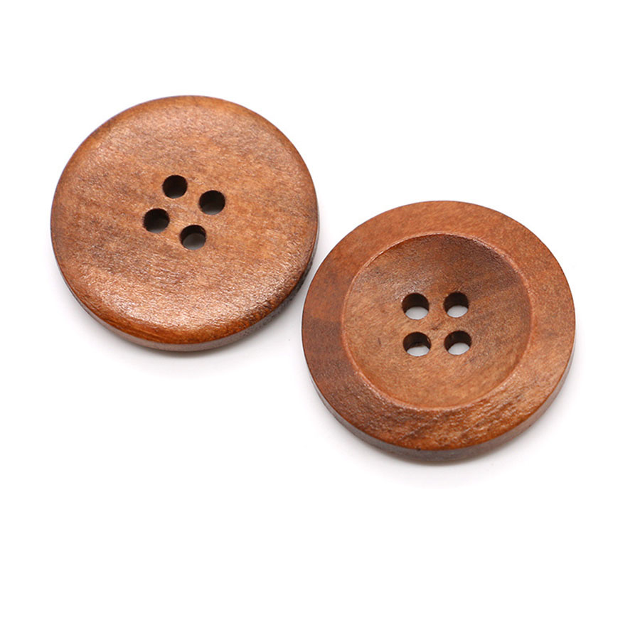 10pcs 18mm Round Wooden Button – Embellishments For Scrapbooking recenzja i cena