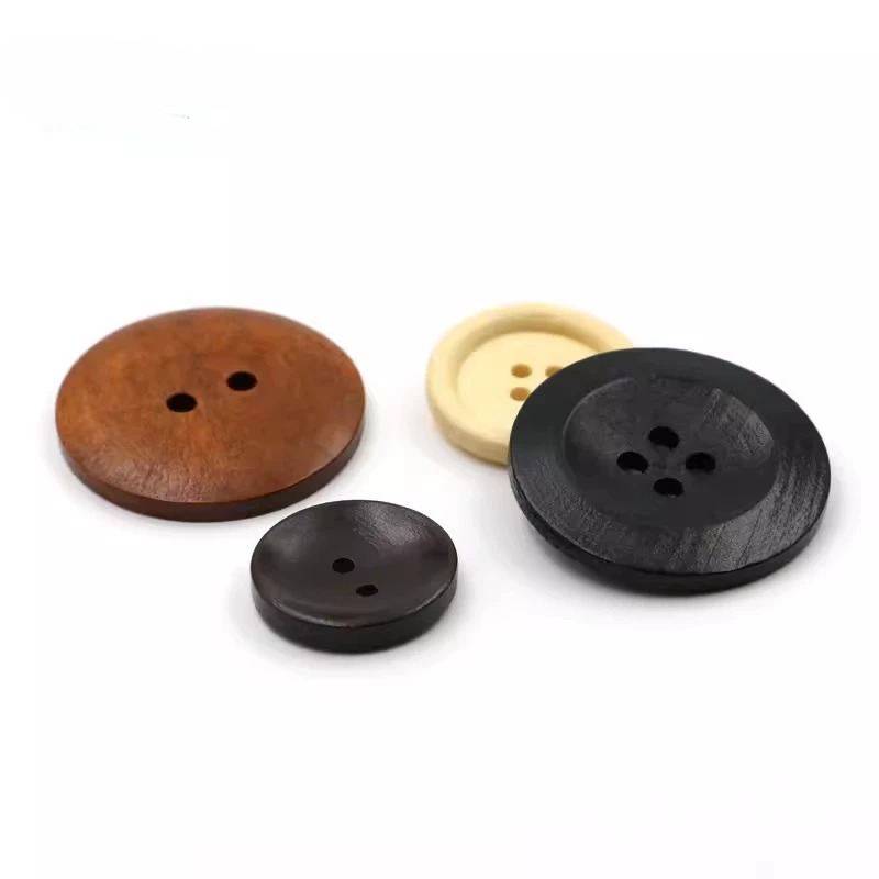 10pcs 18mm Round Wooden Button – Embellishments For Scrapbooking recenzja i cena