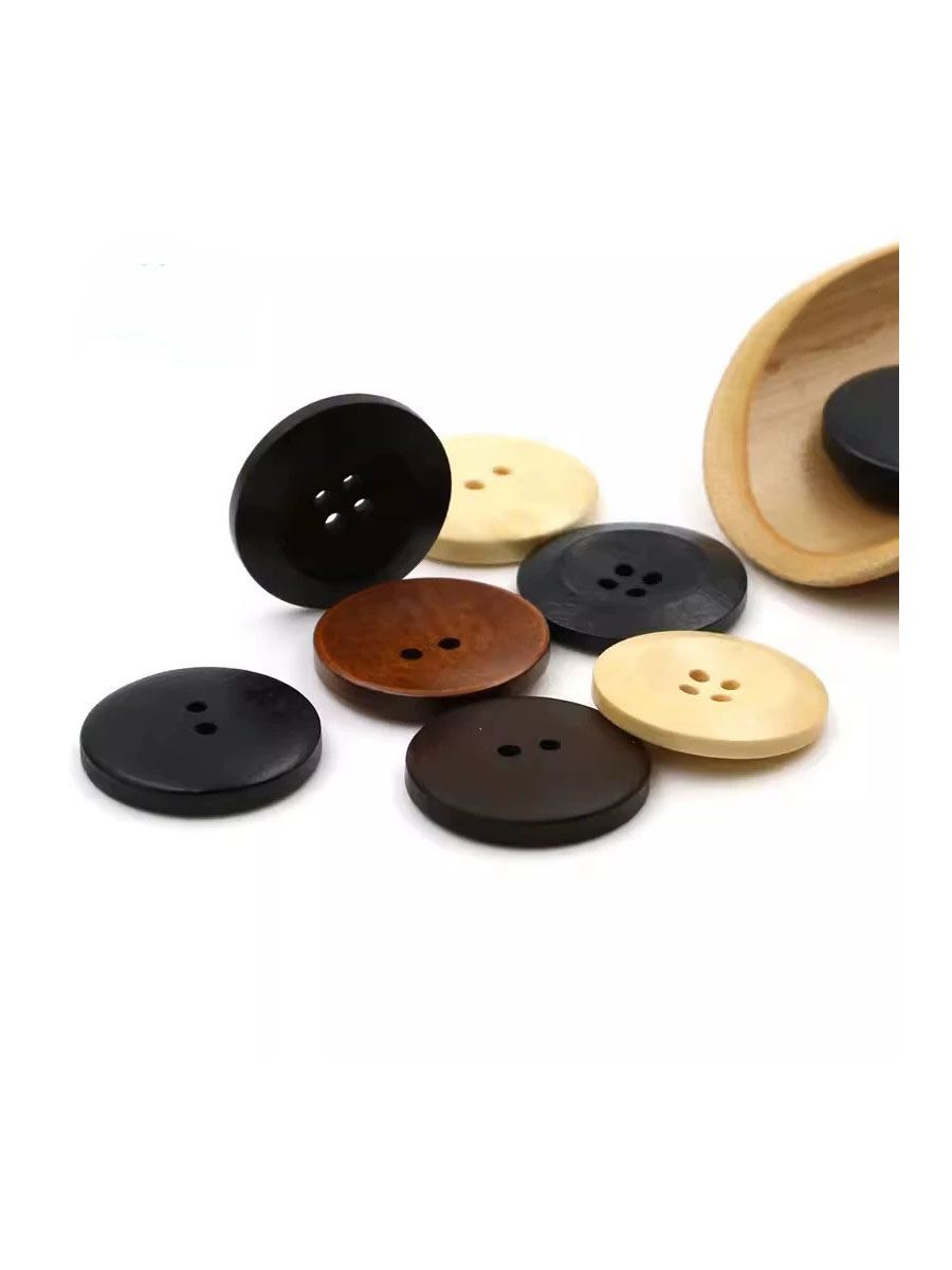 10pcs 18mm Round Wooden Button – Embellishments For Scrapbooking recenzja i cena