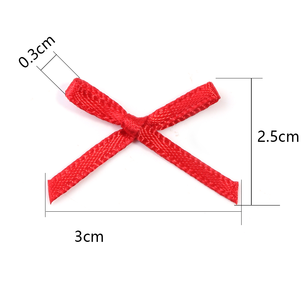 50Pcs 2.5x3cm Ribbons Mini Sat – Embellishments For Scrapbooking recenzja i cena