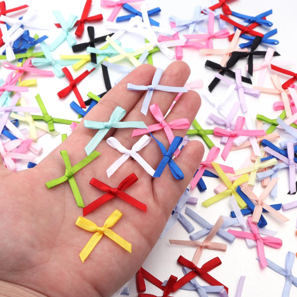50Pcs 2.5x3cm Ribbons Mini Sat – Embellishments For Scrapbooking recenzja i cena