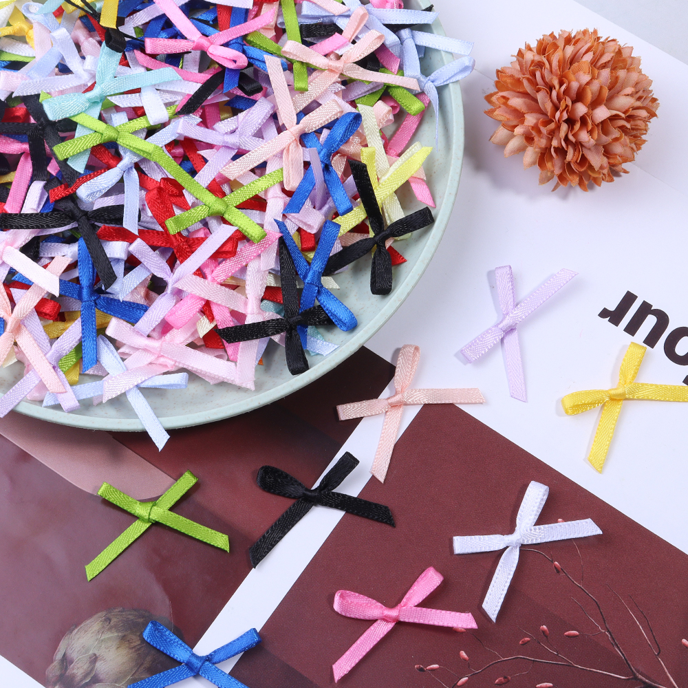 50Pcs 2.5x3cm Ribbons Mini Sat – Embellishments For Scrapbooking recenzja i cena
