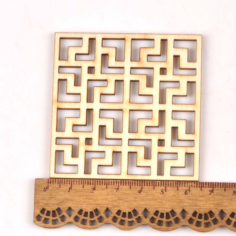 5Pcs/set Wood Handicraft hollo – Embellishments For Scrapbooking recenzja i cena