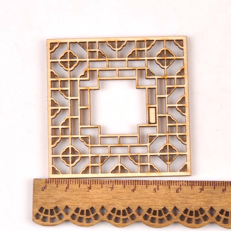 5Pcs/set Wood Handicraft hollo – Embellishments For Scrapbooking recenzja i cena