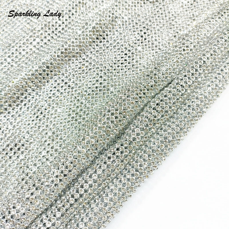 3MM Fashion Metal Rhinestone F – Crystal Mesh Fabric recenzja i cena