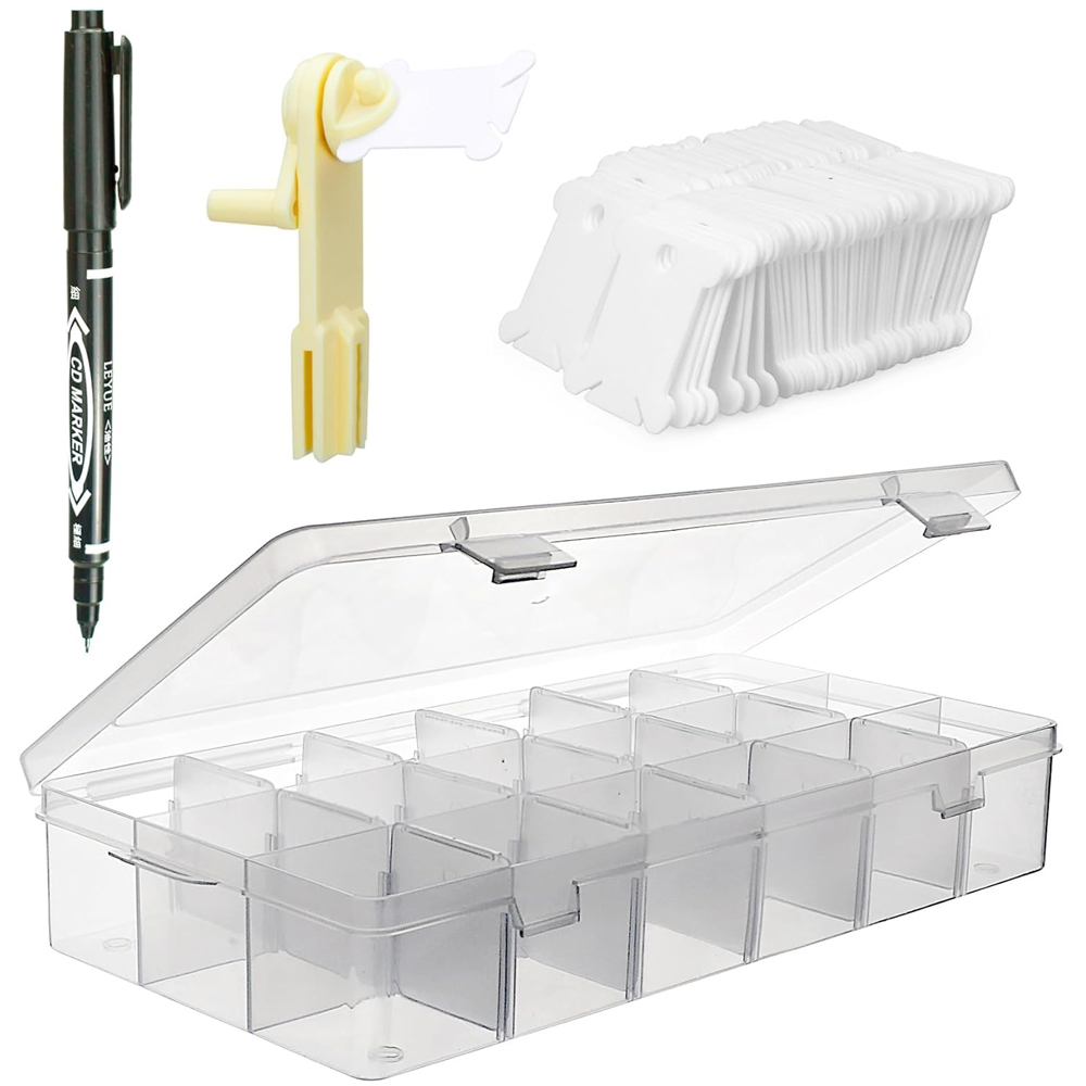 Embroidery Floss Organizer 18  – Craft Embellishment Storage recenzja i cena