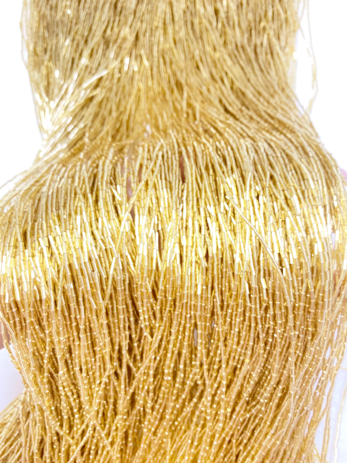 100cm Length Gold Red Crystal  – Beaded Trim Fringe recenzja i cena