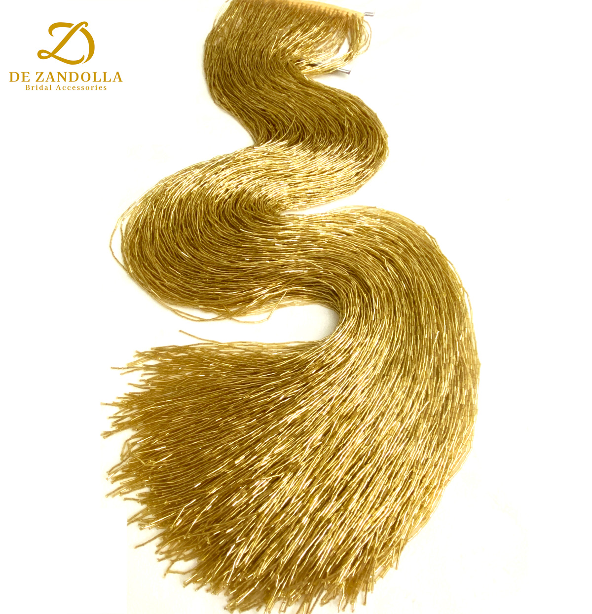 100cm Length Gold Red Crystal  – Beaded Trim Fringe recenzja i cena