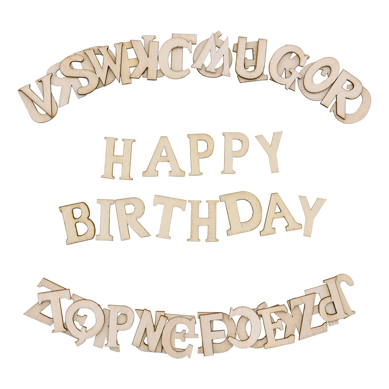 100pcs Letters Wooden Alphabet – Craft Embellishment recenzja i cena
