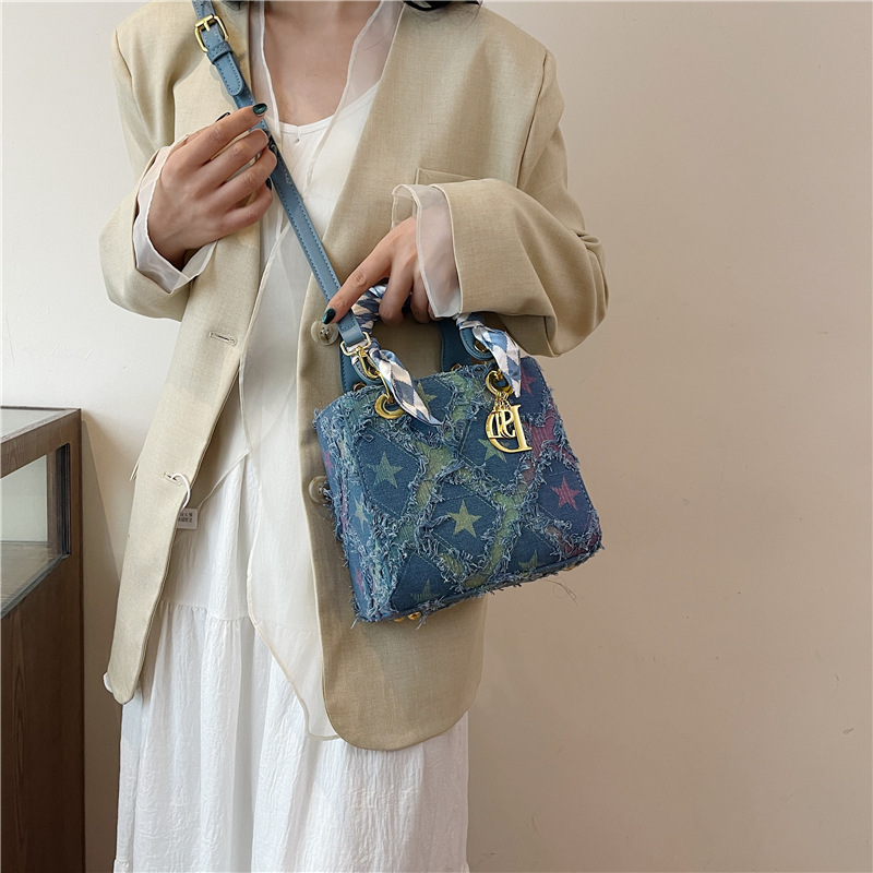 Y2K Women's New Denim Star Han – Craft Embellishment Storage recenzja i cena