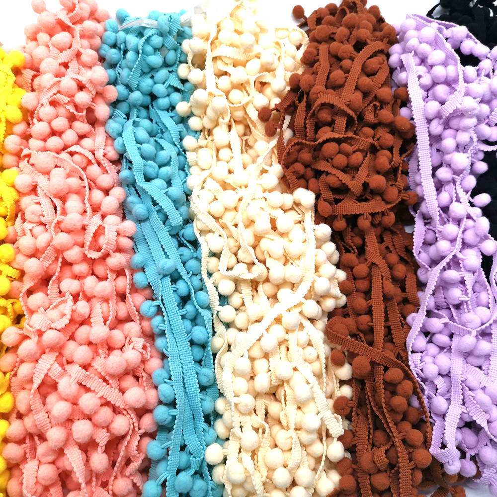 1-5yard Pom pom Fringe Lace Ri – Fringe Ribbon Sewing recenzja i cena
