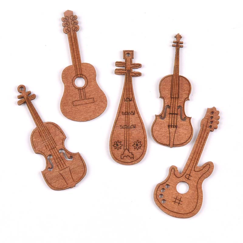 20Pcs/set Wood Handicraft guit – Embellishments For Scrapbooking recenzja i cena