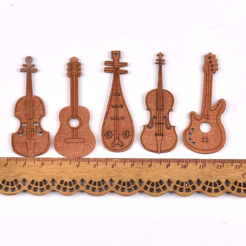 20Pcs/set Wood Handicraft guit – Embellishments For Scrapbooking recenzja i cena