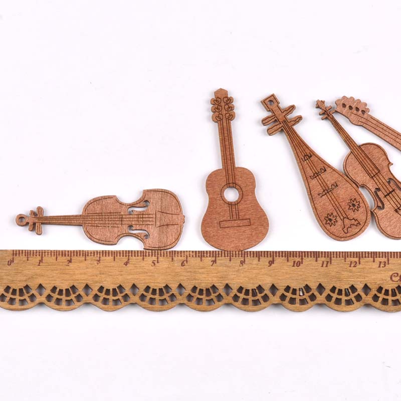 20Pcs/set Wood Handicraft guit – Embellishments For Scrapbooking recenzja i cena