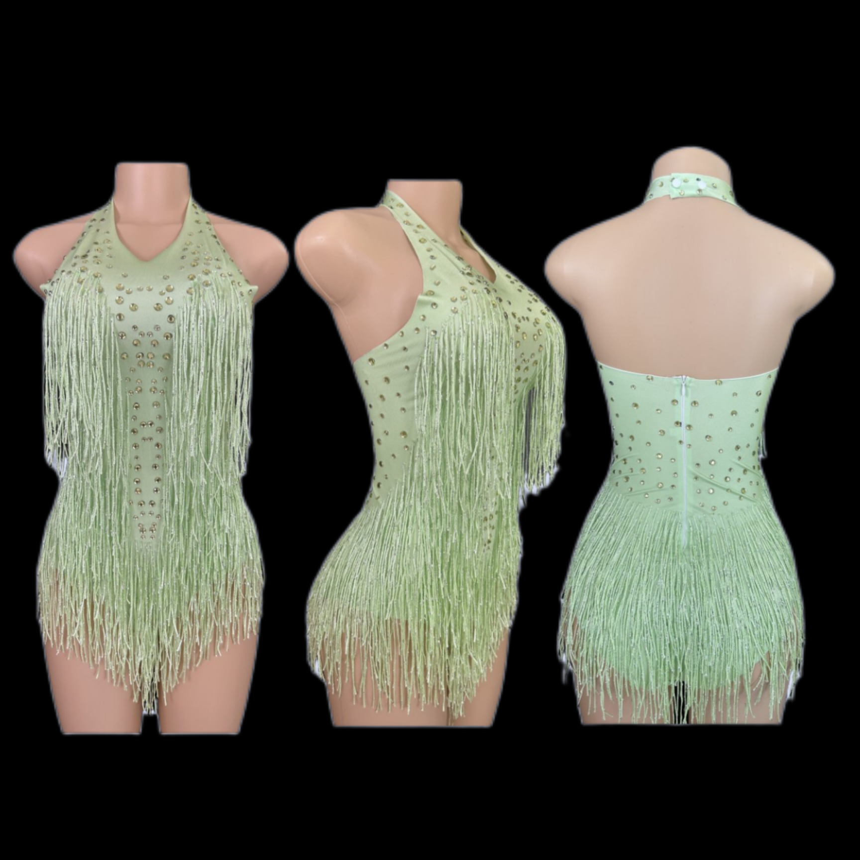 Sparkly Rhinestones Fringe Bod – Rhinestone Banding Trim recenzja i cena