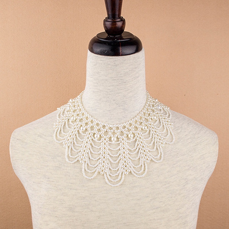 New Pearl Beaded Lace Trim Col – Beaded Trim Fringe recenzja i cena
