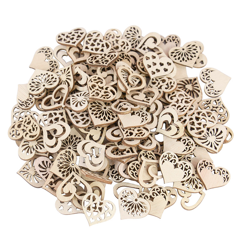 50/100pcs Hollowed Heart Patte – Craft Embellishments recenzja i cena