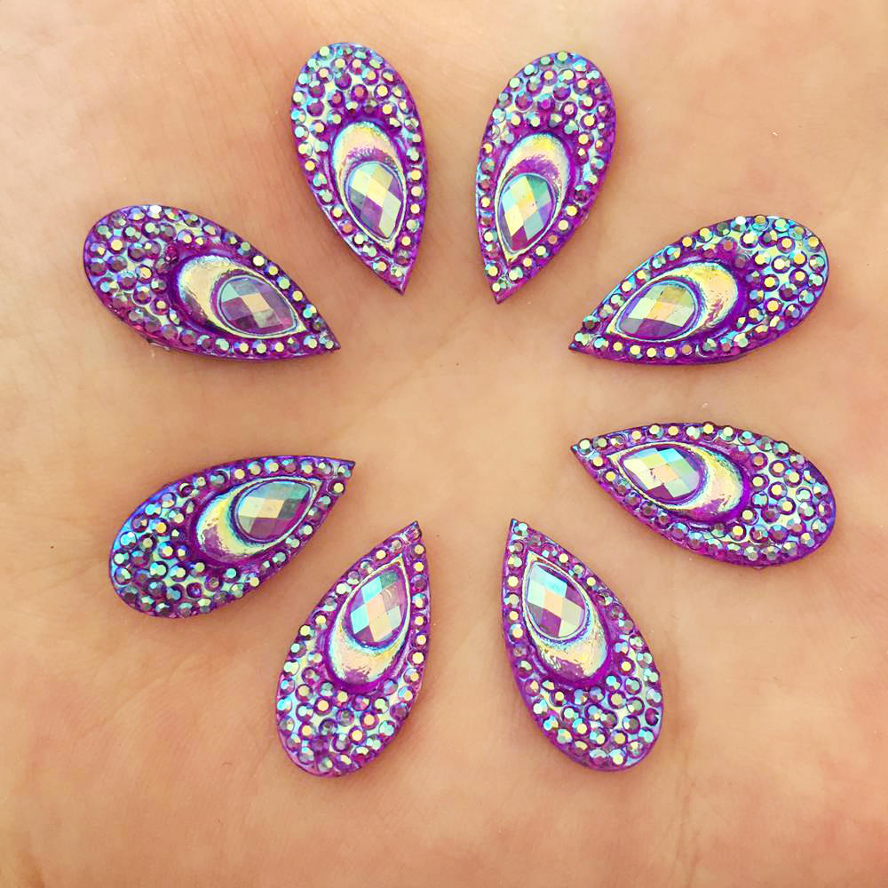 40PCS Resin 10*20mm Teardrop P – Embellishment Glue Craft recenzja i cena
