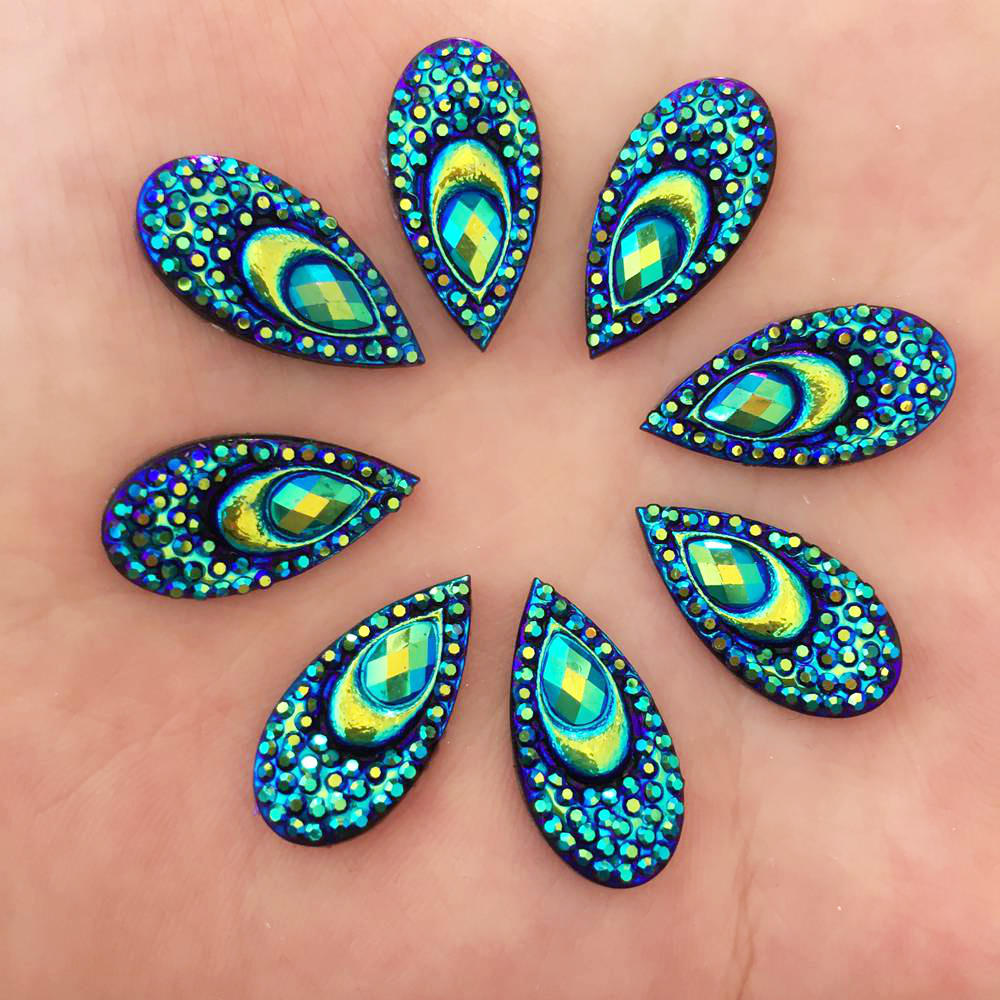 40PCS Resin 10*20mm Teardrop P – Embellishment Glue Craft recenzja i cena