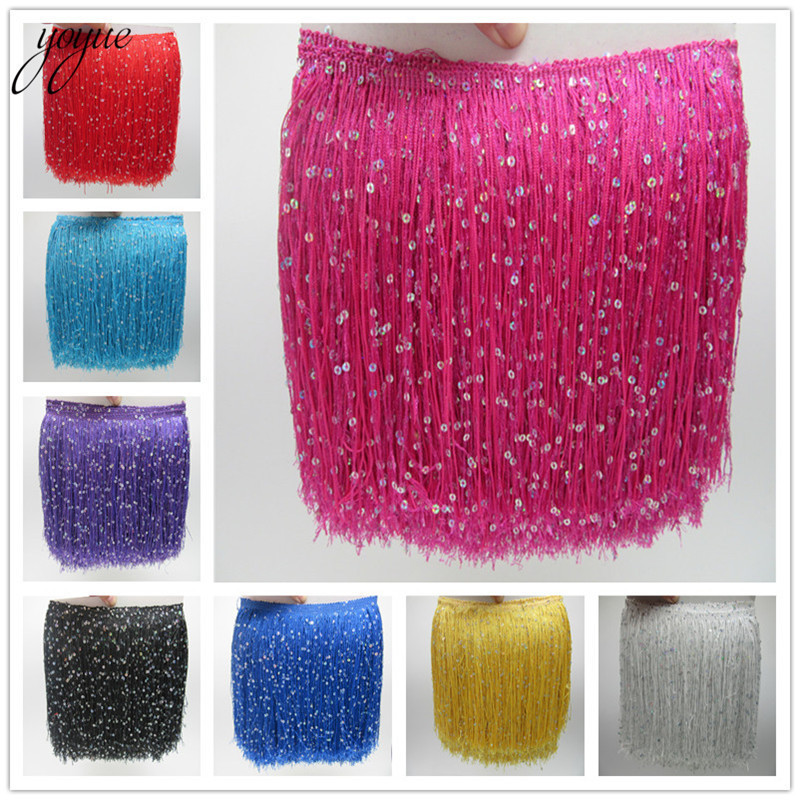 YOYUE 1Yard 20CM Long Polyeste – Beaded Trim Fringe recenzja i cena