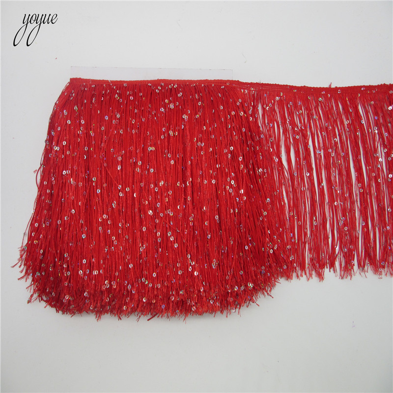 YOYUE 1Yard 20CM Long Polyeste – Beaded Trim Fringe recenzja i cena