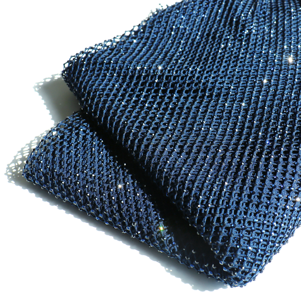 SS10 Rhinestones Mesh Navy Col – Sew On Rhinestone recenzja i cena
