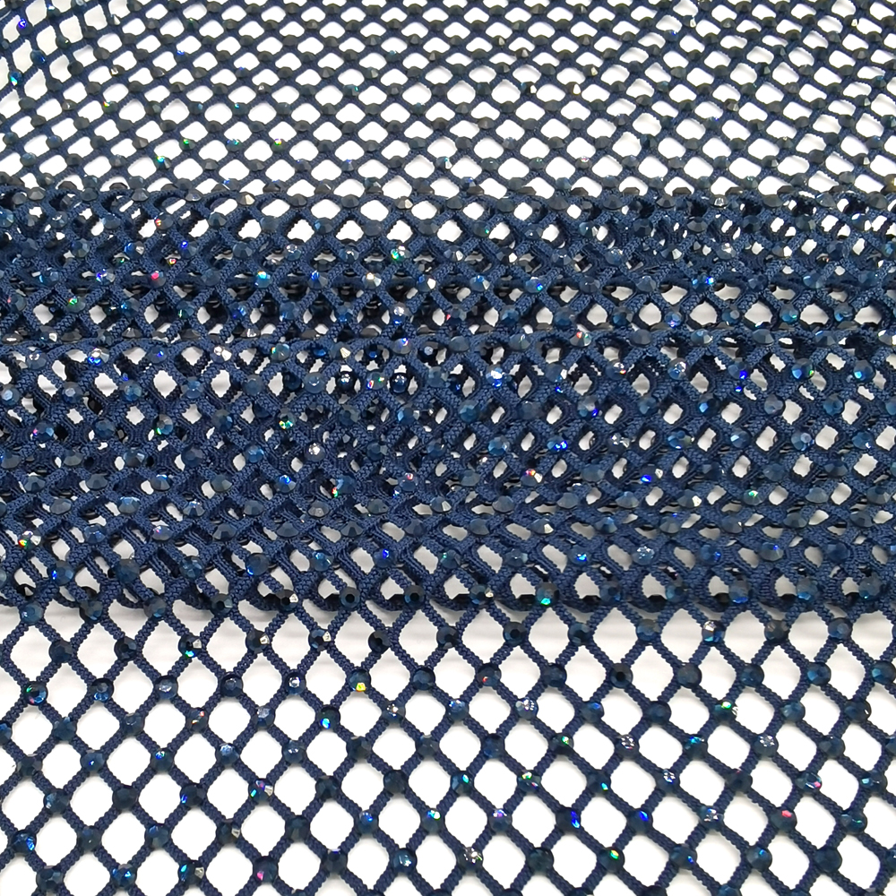 SS10 Rhinestones Mesh Navy Col – Sew On Rhinestone recenzja i cena