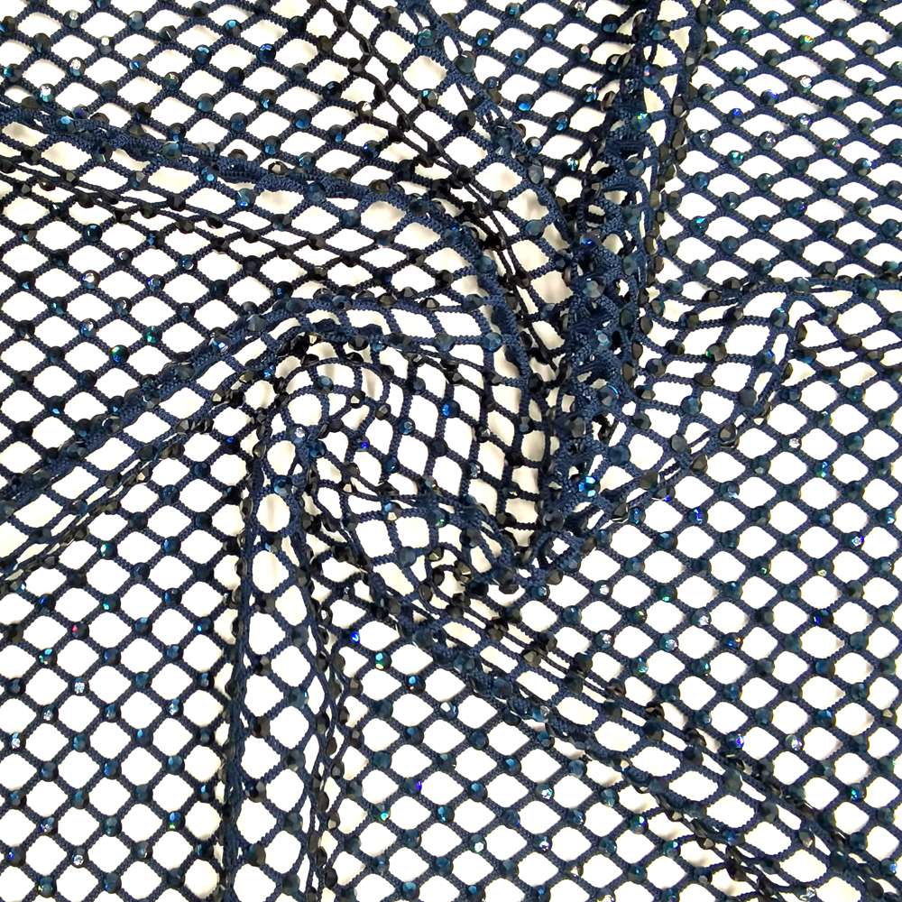 SS10 Rhinestones Mesh Navy Col – Sew On Rhinestone recenzja i cena