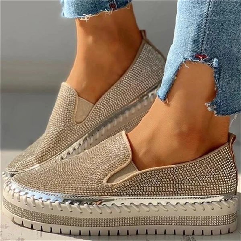 Women's Shoes 2022 Fashion  Fl – Sew On Rhinestone recenzja i cena
