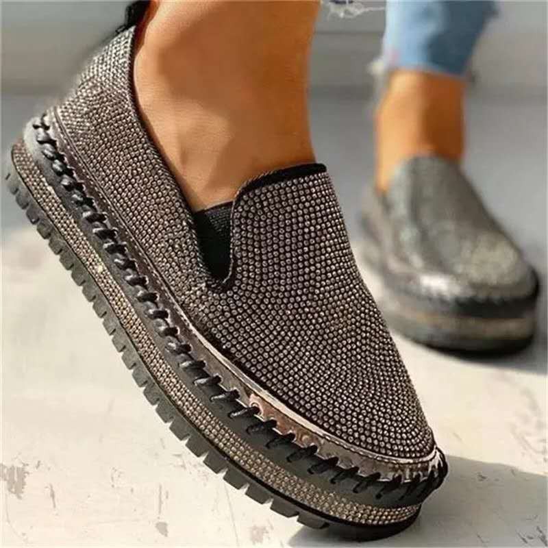 Women's Shoes 2022 Fashion  Fl – Sew On Rhinestone recenzja i cena
