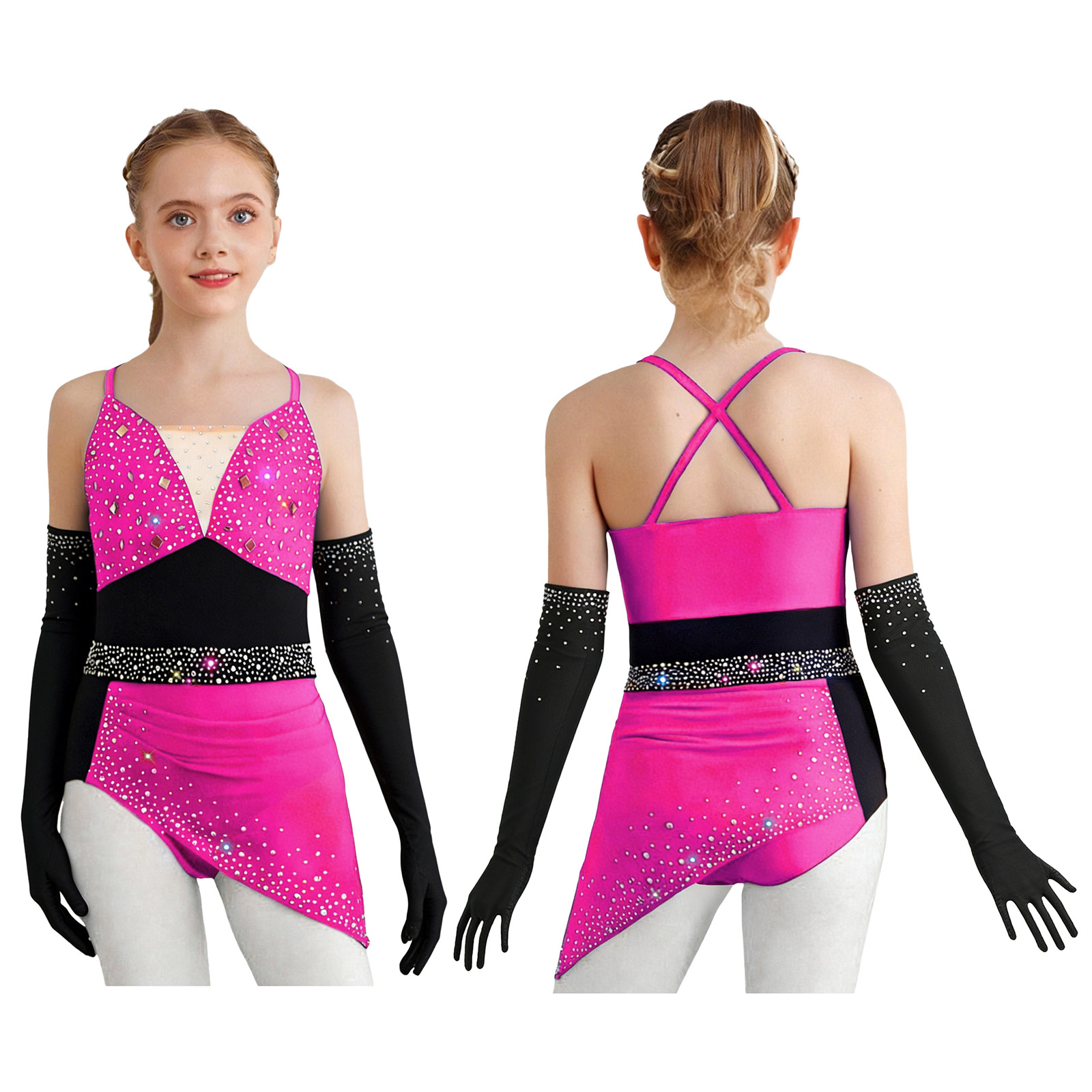 Teen Girls Shiny Rhinestones L – Rhinestone Banding Trim recenzja i cena