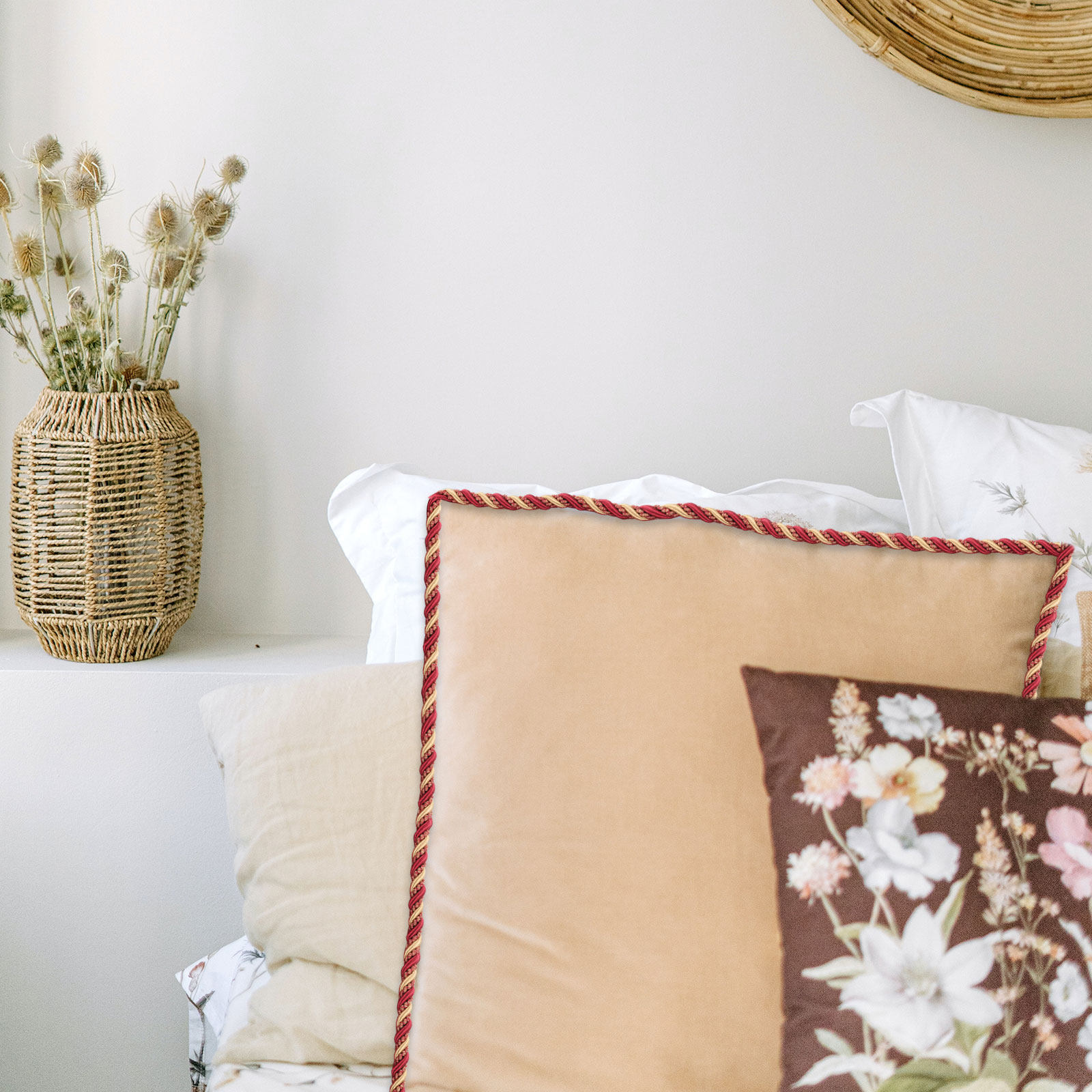 Decorative DIY Sofa Cushion Ro – Cord Trim Twisted recenzja i cena