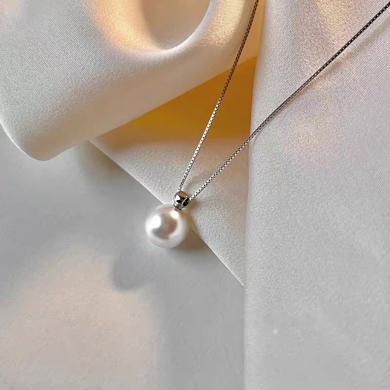 925 Sterling Silver 8mm Pearl  – Pearl Trim Chain recenzja i cena
