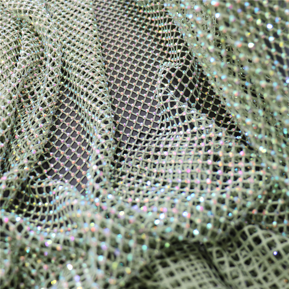 Fashion DIY AB Color Rhineston – Crystal Mesh Fabric recenzja i cena
