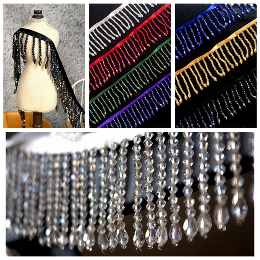 5 Color Tassels Beaded Lace Tr – Beaded Trim Fringe recenzja i cena