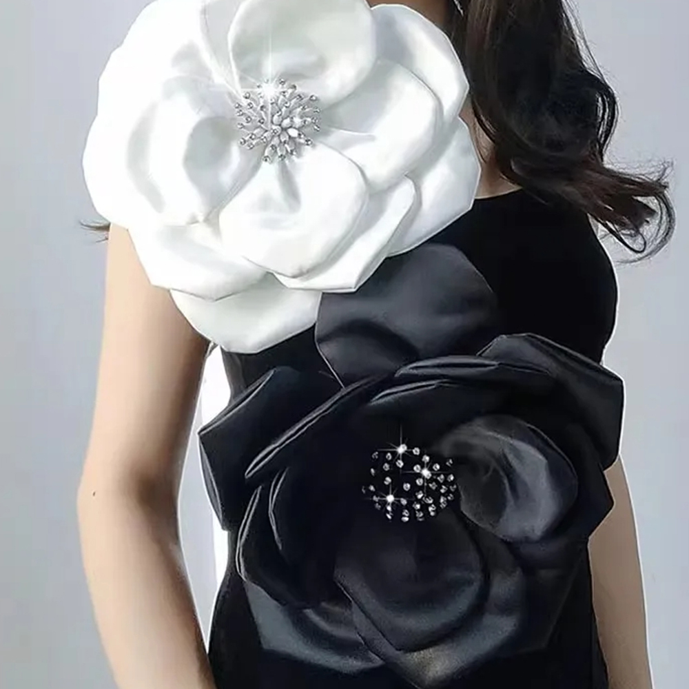 NEW 29cm 3D Big Flower Lace Pa – Applique Patch Flower recenzja i cena