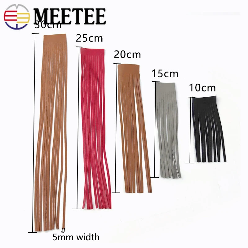 1Meter Meetee 10-30cmX5mm PU L – Fringe Ribbon Sewing recenzja i cena