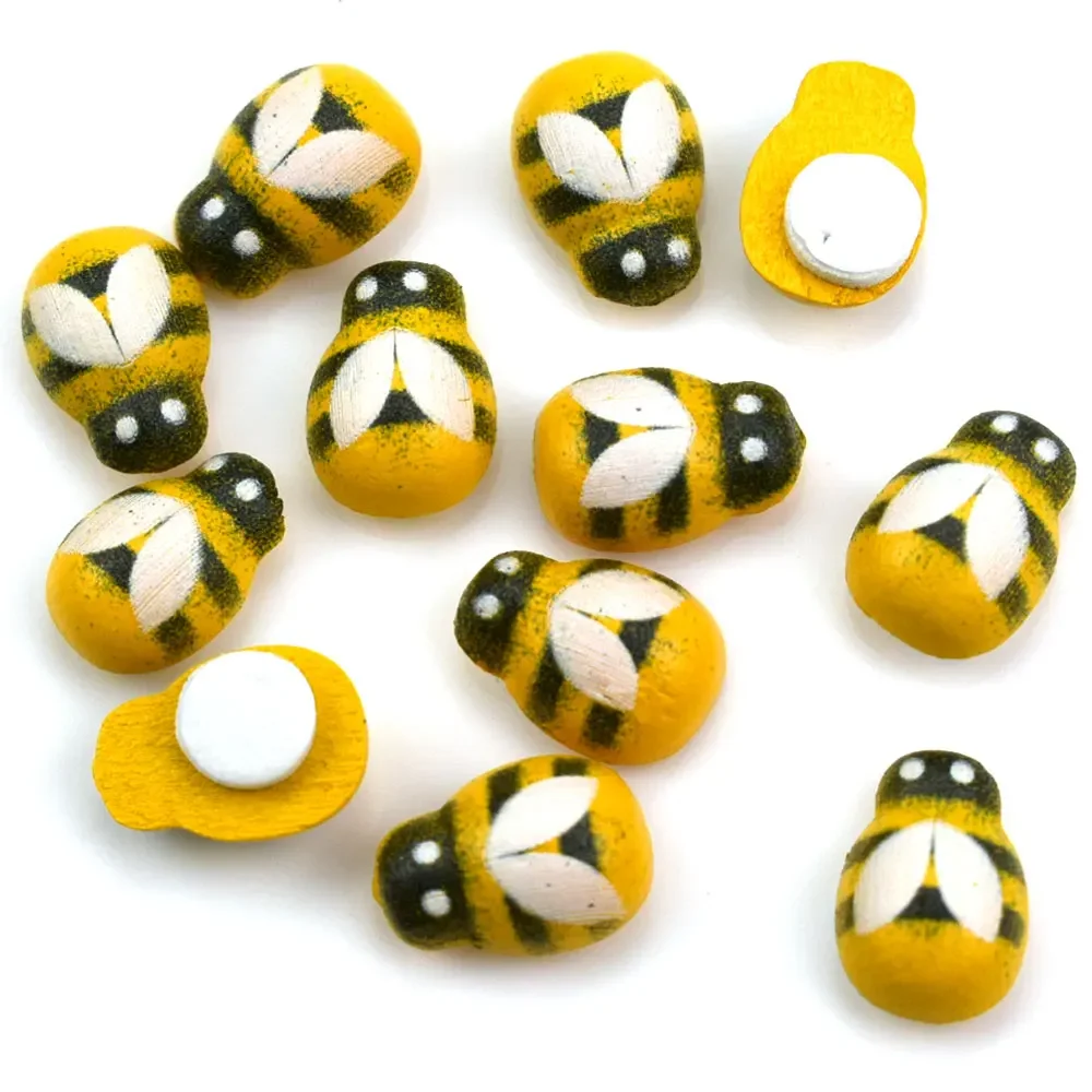 50pcs Yellow Wood Glue Buttons – Embellishment Glue Craft recenzja i cena