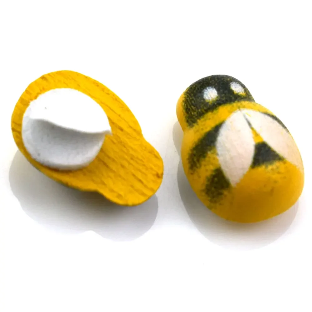 50pcs Yellow Wood Glue Buttons – Embellishment Glue Craft recenzja i cena