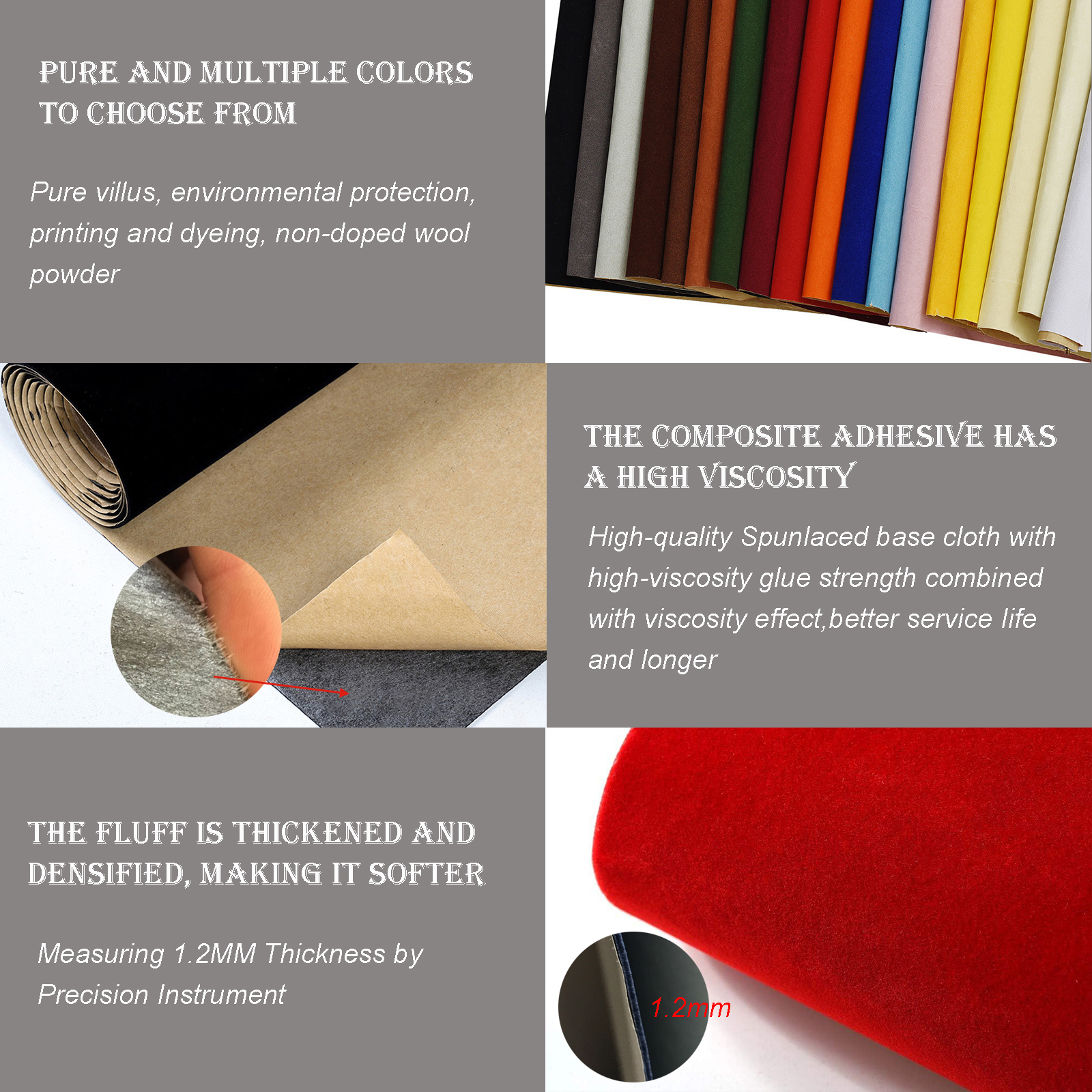1 roll 45 x 148cm Self-adhesiv – Velvet Ribbon Roll recenzja i cena