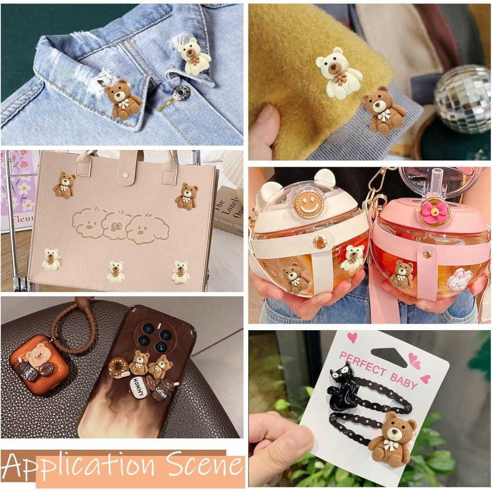 10-100pcs Cartoon Beige Coffee – Embellishments For Scrapbooking recenzja i cena