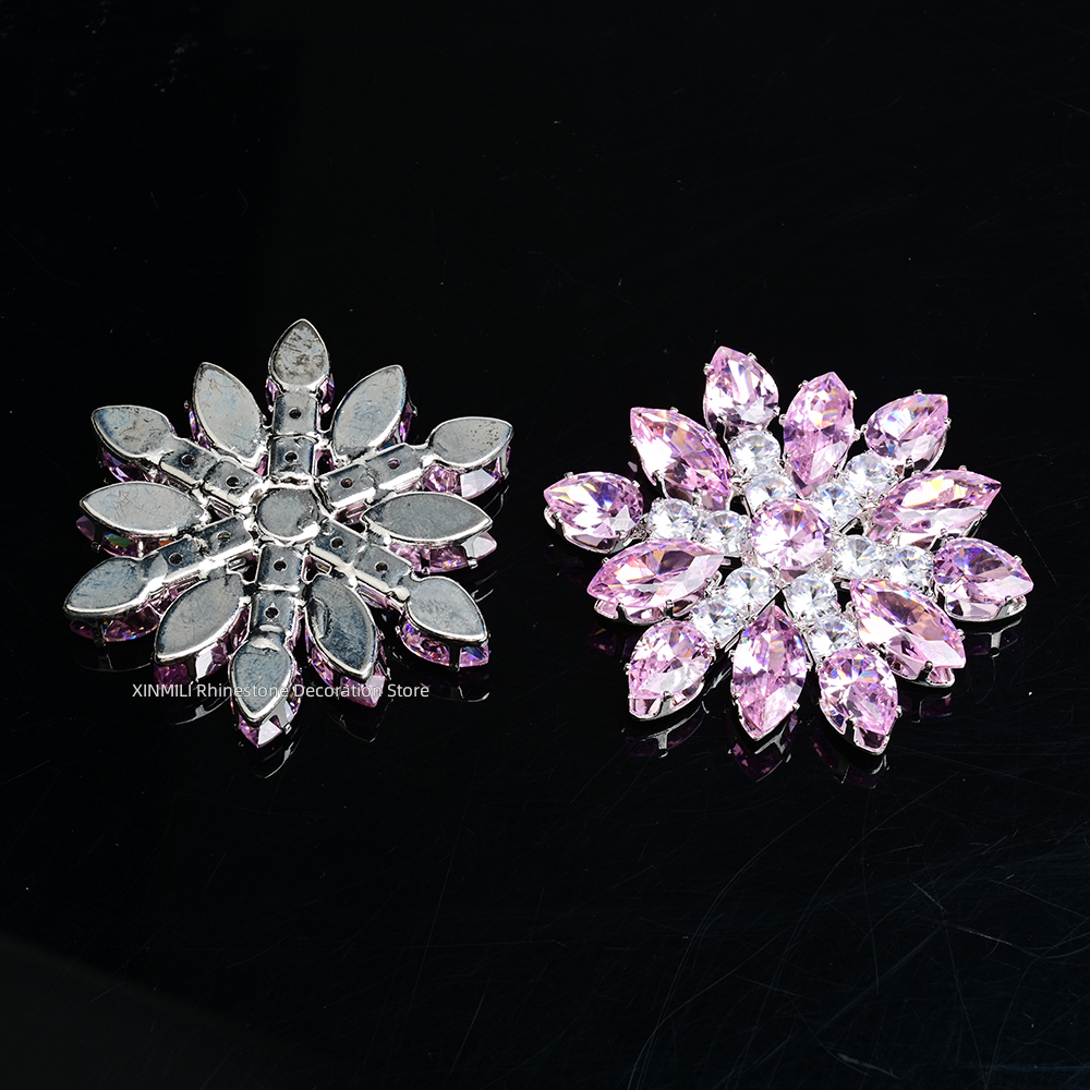2Pcs Luxury Zircon Crystal Fla – Embellishment Glue Craft recenzja i cena